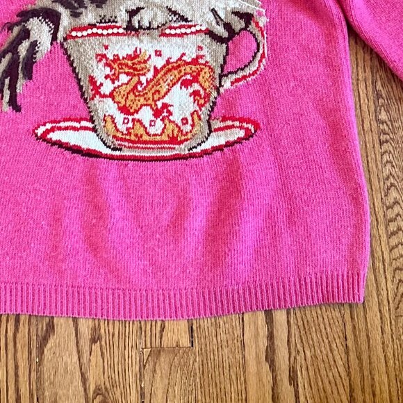 GUCCI Ignasi Monreal Wool Knit Cat Teacup Sweater - RHOBH Erika Jayne - Size S - Picture 12 of 14